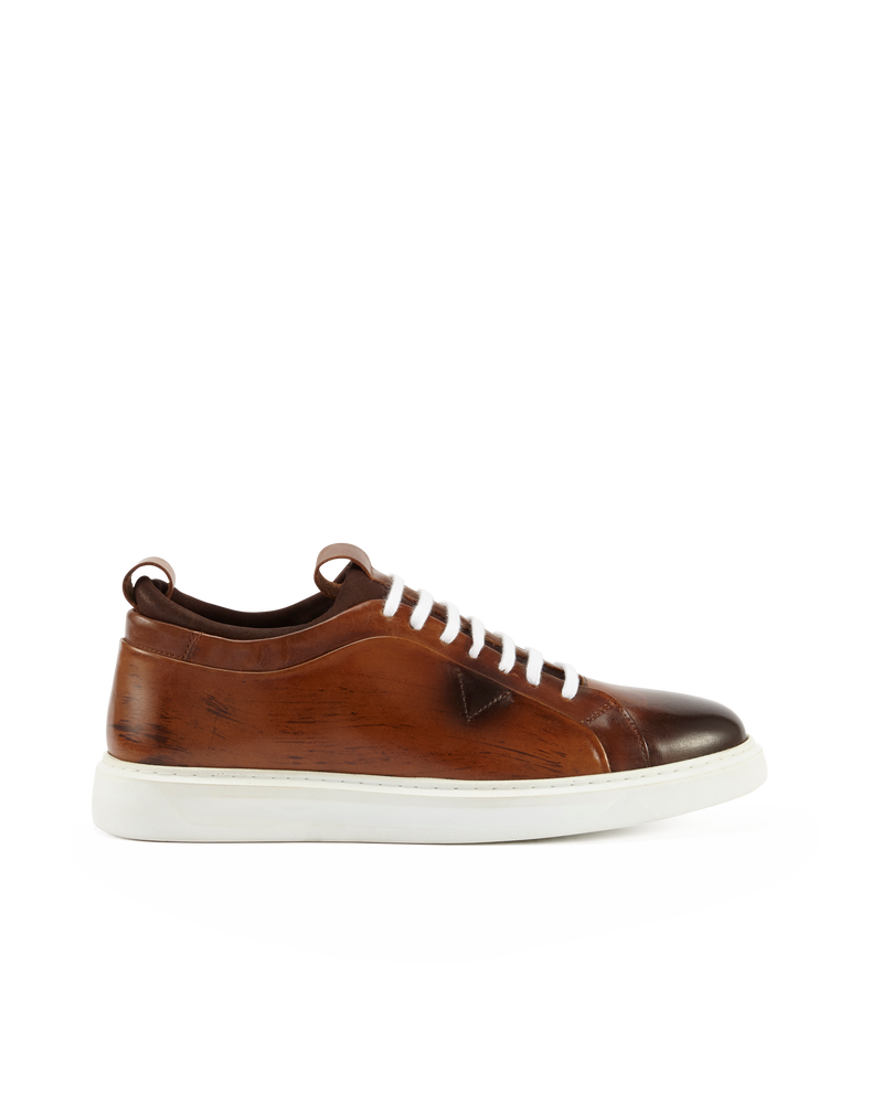 VERNICIATO MARRONE Modische Herren Sneaker