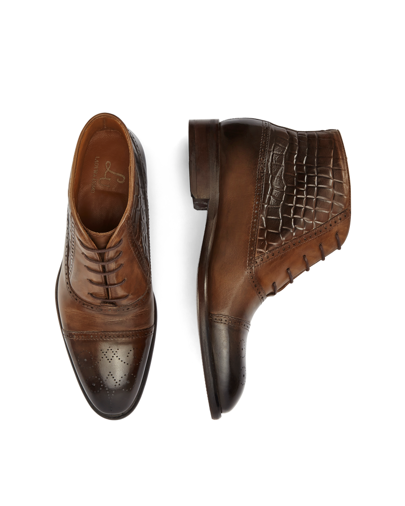 DISCORDINATO Boots aus Leder