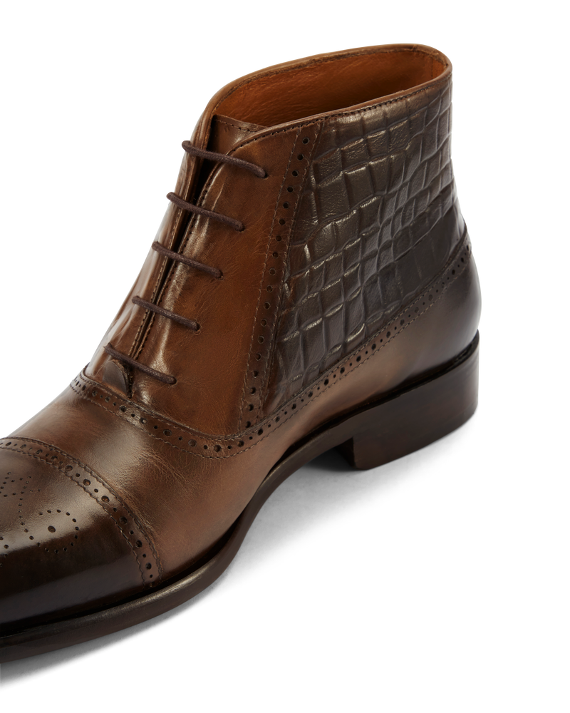 DISCORDINATO Boots aus Leder
